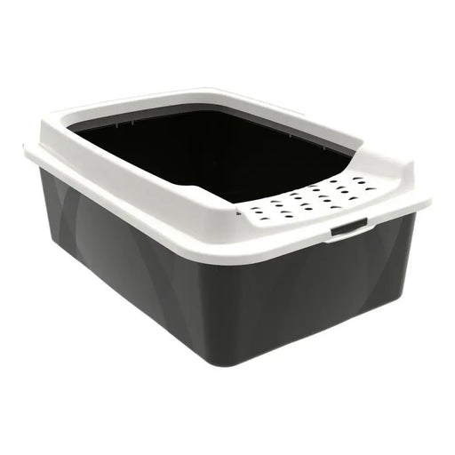 Cat Litter Box Rotho Bonnie Eco Black 57,2 x 39,3 x 20,9 cm Plastic - Играчки<<<Домашни Животни<<<Дом