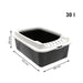Cat Litter Box Rotho Bonnie Eco Black 57,2 x 39,3 x 20,9 cm Plastic - Играчки<<<Домашни Животни<<<Дом