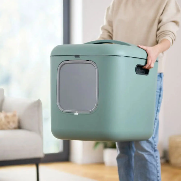 Cat Litter Box Rotho Green Plastic - Играчки<<<Домашни Животни<<<Дом Градина<<<BigBuy&&&Litter boxesDLK-KUW<<<For