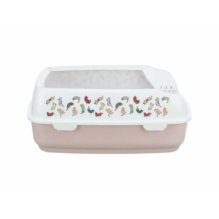 Cat Litter Box Trixie Delio White Lilac Plastic 38 × 20 × 50 cm - Домашни Животни<<<Дом