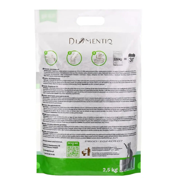 Cat Litter Diamentiq 2,5 kg - Здраве и хигиена<<<Домашни Животни<<<Дом Градина<<<BigBuy&&&GritDLK-ZWI<<<For