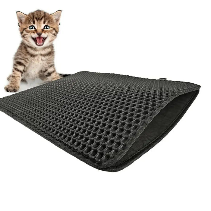 Cat Litter Tray Mat Diamentiq Black EVA (1 Piece) - Къщички и легълца<<<Домашни Животни<<<Дом