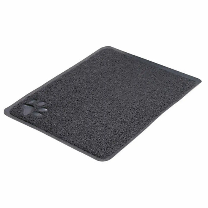 Cat Litter Tray Mat Trixie Anthracite PVC 37 × 45 cm - Домашни Животни<<<Дом Градина<<<BigBuy&&&Здраве и