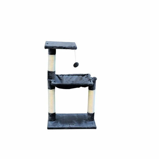 Cat scratching post Gloria 36 x 50 x 83 cm Grey Wood Steel Sisal - Домашни Животни<<<Дом Градина<<<BigBuy&&&Здраве и
