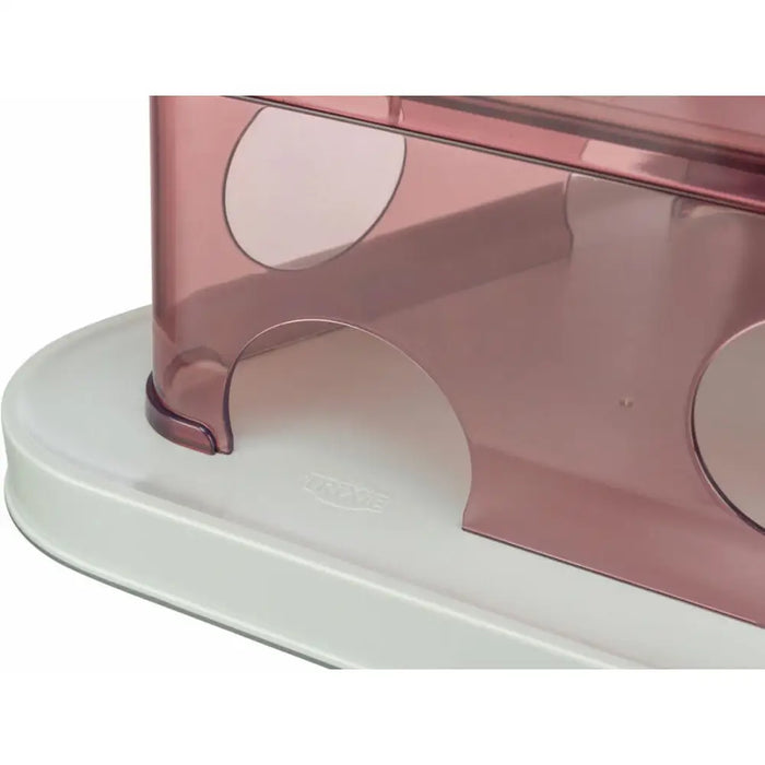 Cat toy Trixie Cheese Tower White Pink Natural rubber Plastic 32 x 32 x 32 cm - Домашни Животни<<<Дом