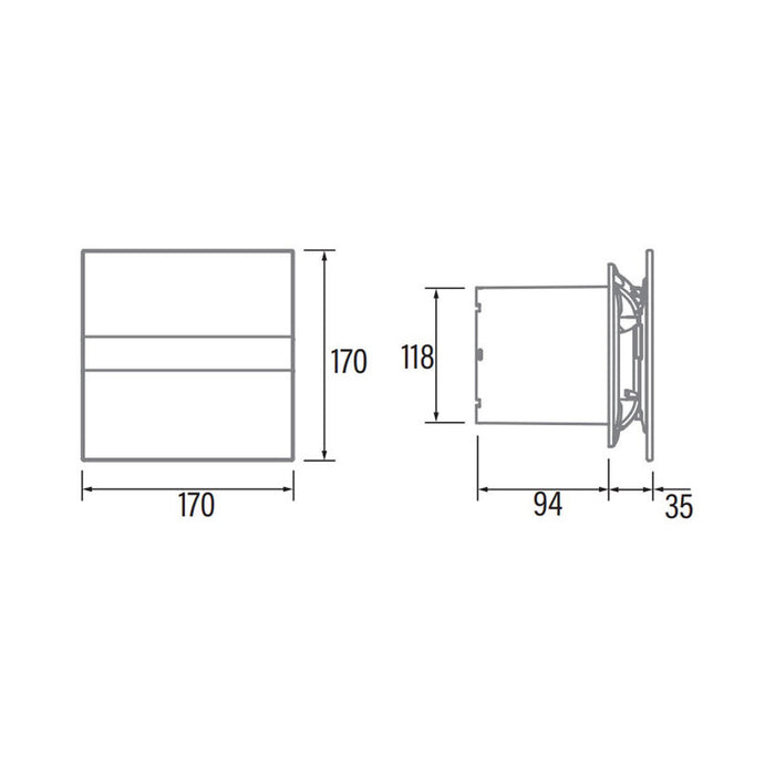 BATHROOM FAN CATA E-120 G