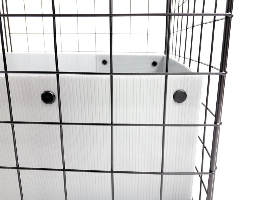 C&C Modular cage 3x2 110x75 cm guinea pig, hedgehog, silver grey