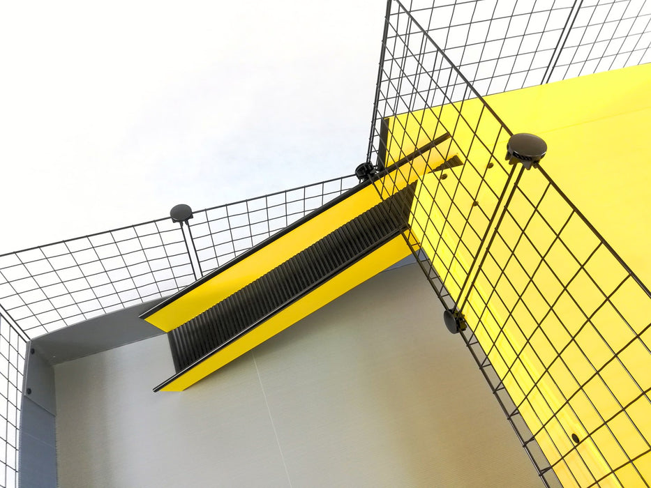 C&C modular cage one-storey 4x2 + Loft 2x1 + Black ramp