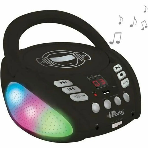 CD/MP3 Player Lexibook iParty Bluetooth 5.0 Black USB - CD радио<<<Електроника Звук<<<Компютри| Електроника<<<BigBuy