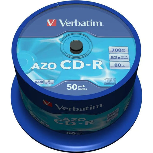 CD-R Verbatim Azo 700 MB 52x 50 Pieces (4 Units) - Електроника Звук<<<Компютри| Електроника<<<BigBuy&&&CD и