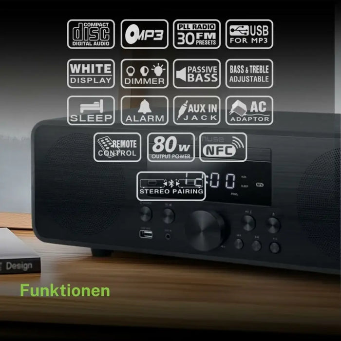 CD Radio Muse M880FBC 80W - Електроника Звук<<<Компютри| Електроника<<<BigBuy&&&Музикално оборудване<<<Електроника