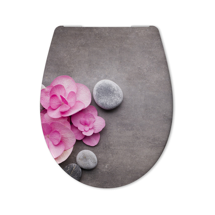TOILET SEAT ORHID&STONES CEDO