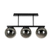 CEILING 3XE27 BLACK LIGHTSTYLE TREVISO - Плафони<<<Вътрешно осветление<<<Мебели и
