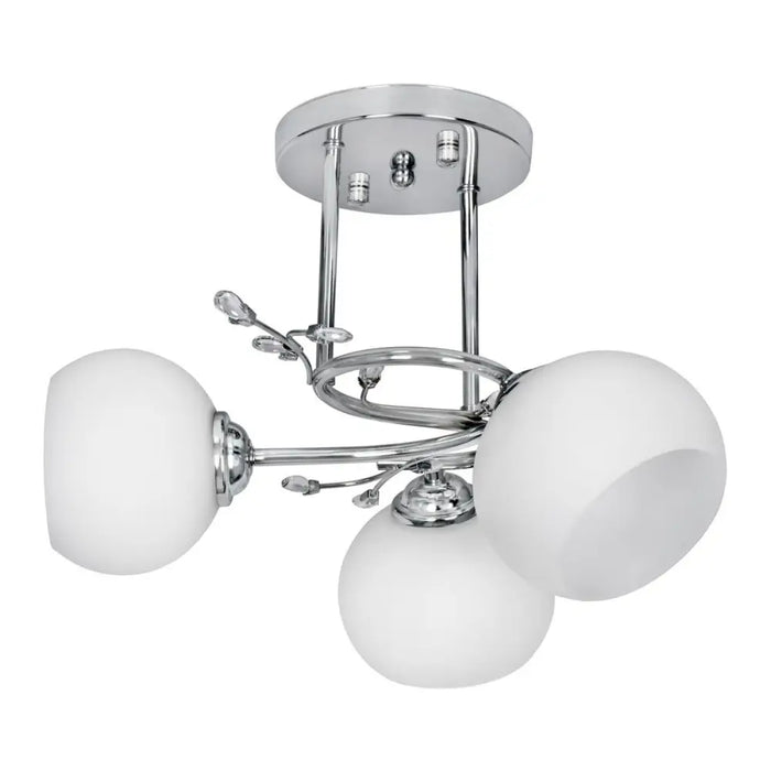 Ceiling Light Activejet AJE-IRMA 3P White Silver Metal 40 W 39 x 29 x 35 cm - Лампи<<<Декорация и Осветление<<<Дом