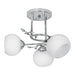 Ceiling Light Activejet AJE-IRMA 3P White Silver Metal 40 W 39 x 29 x 35 cm - Лампи<<<Декорация и Осветление<<<Дом