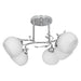 Ceiling Light Activejet AJE-IRMA 5P White Black Silver Metal 40 W 50,9 x 28 x 46 cm - Лампи<<<Декорация и