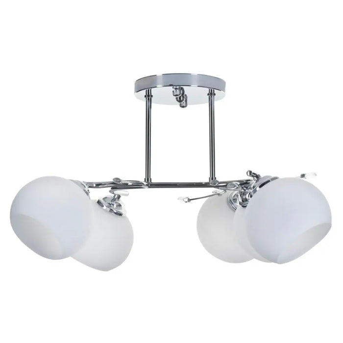 Ceiling Light Activejet AJE-IRMA 5P White Black Silver Metal 40 W 50,9 x 28 x 46 cm - Лампи<<<Декорация и