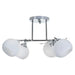 Ceiling Light Activejet AJE-IRMA 5P White Black Silver Metal 40 W 50,9 x 28 x 46 cm - Лампи<<<Декорация и
