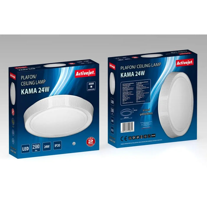 Ceiling Light Activejet AJE-KAMA 24W White 80 24 W (4000 K) - Лампи<<<Декорация и Осветление<<<Дом