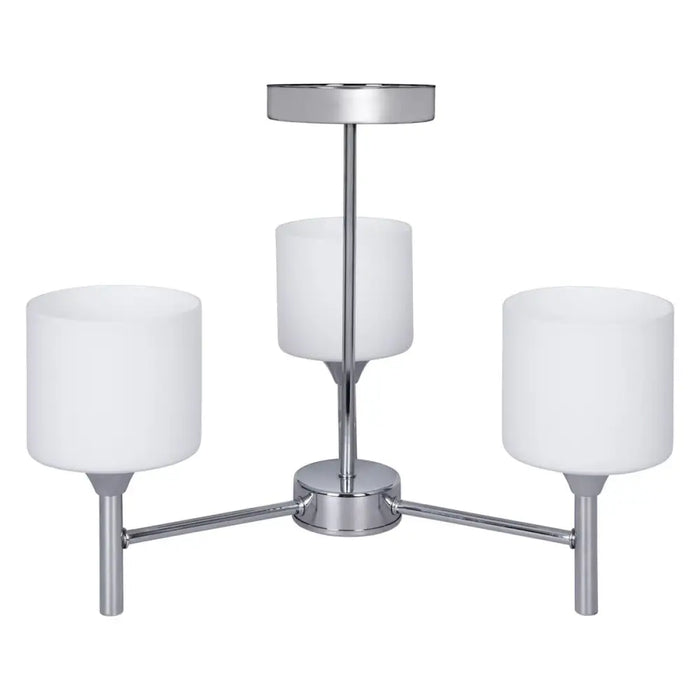 Ceiling Light Activejet AJE-MIRA 3P White Silver Metal 40 W - Лампи<<<Декорация и Осветление<<<Дом