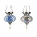 Ceiling Light DKD Home Decor 25 x 25 x 49 cm Crystal Metal Multicolour 25 x 25 x 40 cm 50 W (2 Units) - Декорация и