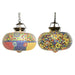 Ceiling Light DKD Home Decor 32 x 32 x 26 cm Crystal Multicolour 25 W (2 Units) - Декорация и Осветление<<<Дом