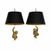 Ceiling Light DKD Home Decor 35,5 x 35,5 x 51 cm Golden Resin Colonial 220 V 50 W Monkey (2 Units) - Декорация и