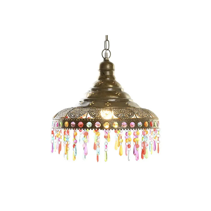 Ceiling Light DKD Home Decor 37 x 37 x 38 cm Golden Metal Multicolour 50 W - Декорация и Осветление<<<Дом