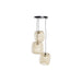 Ceiling Light DKD Home Decor 43 x 43 x 100 cm Black Brown Bamboo 50 W - Декорация и Осветление<<<Дом