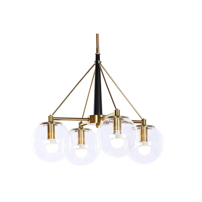 Ceiling Light DKD Home Decor 50 x 50 x 144 cm Crystal Golden Metal 50 W - Декорация и Осветление<<<Дом