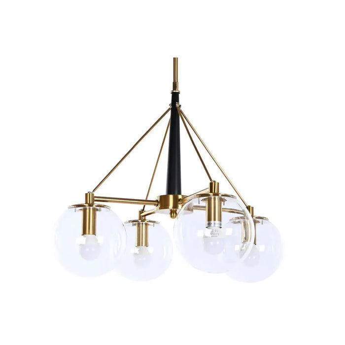 Ceiling Light DKD Home Decor 50 x 50 x 144 cm Crystal Golden Metal 50 W - Декорация и Осветление<<<Дом