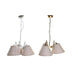 Ceiling Light DKD Home Decor 50 x 46 x 30 cm Golden Metal White 50 W (2 Units) - Декорация и Осветление<<<Дом