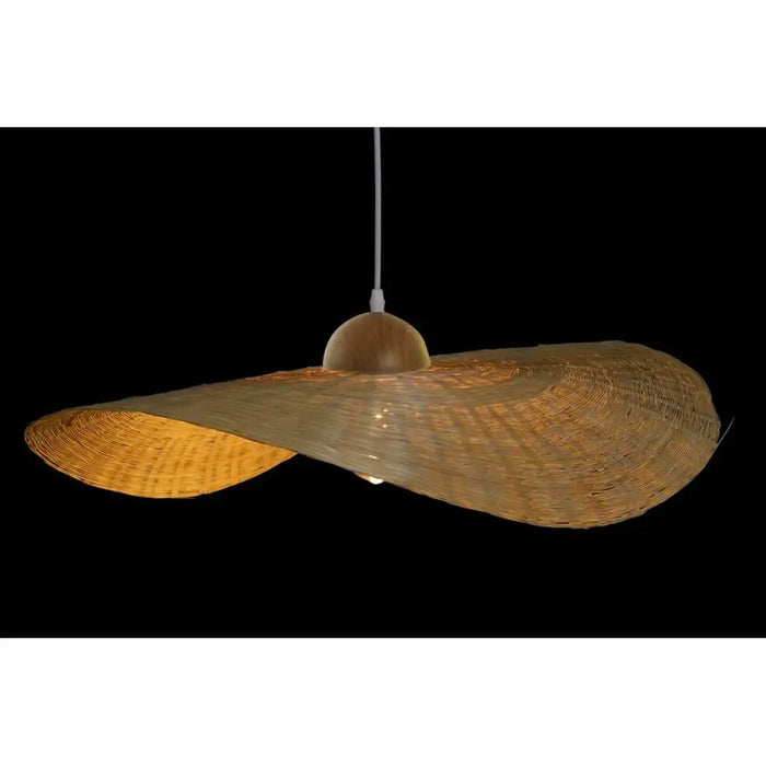 Ceiling Light DKD Home Decor 70 x 70 x 10 cm Natural 220 V 40 W Sunhat - Декорация и Осветление<<<Дом