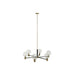Ceiling Light DKD Home Decor 83 x 83 x 128 cm Crystal Black Golden Metal 9 W - Декорация и Осветление<<<Дом