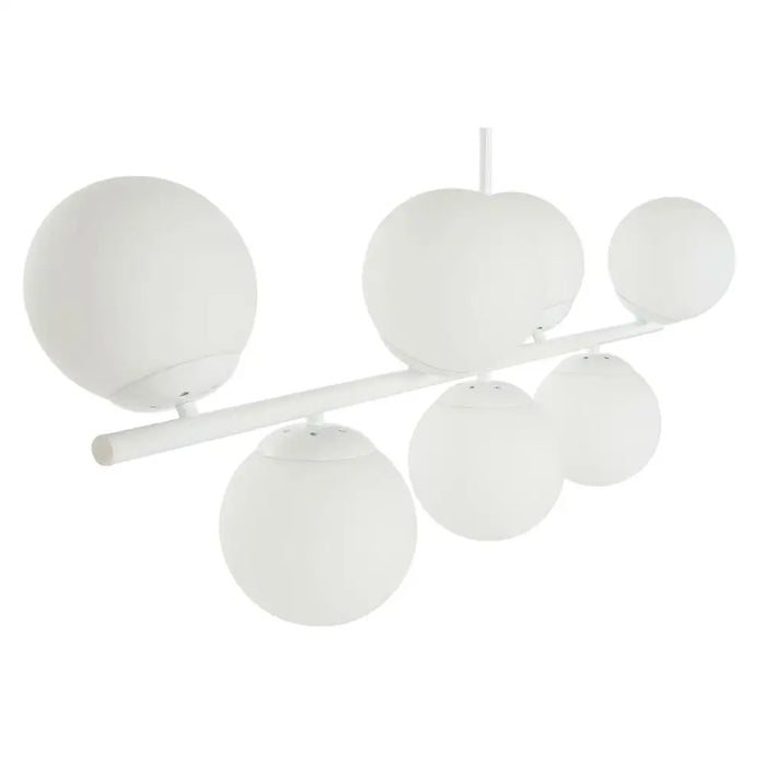 Ceiling Light DKD Home Decor 98 x 45 x 30 cm Crystal Metal White 50 W - Декорация и Осветление<<<Дом