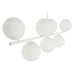 Ceiling Light DKD Home Decor 98 x 45 x 30 cm Crystal Metal White 50 W - Декорация и Осветление<<<Дом