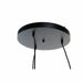 Ceiling Light DKD Home Decor Black Light brown Metal Bamboo 50 W Tropical 220 V 30 x 30 x 94 cm - Декорация и