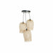 Ceiling Light DKD Home Decor Black Light brown Metal Bamboo 50 W Tropical 220 V 30 x 30 x 94 cm - Декорация и