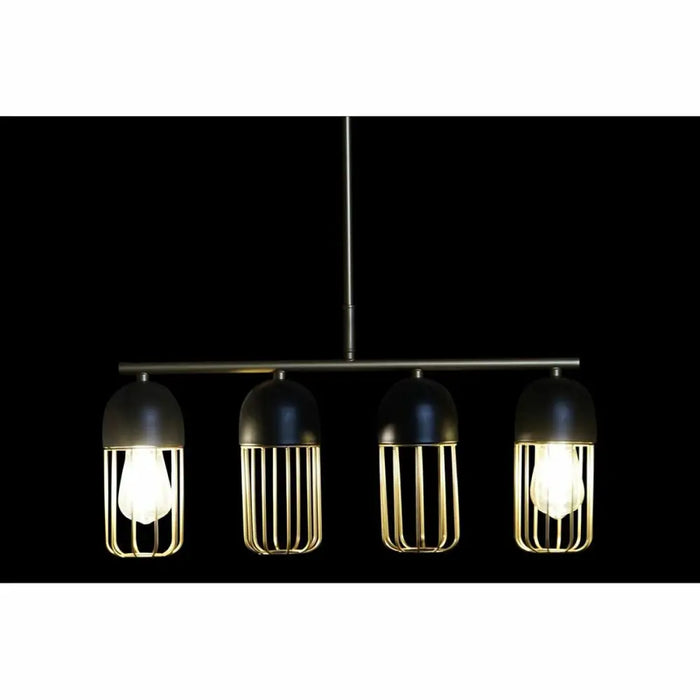 Ceiling Light DKD Home Decor Black Golden 220 V 50 W (60 x 11 x 26 cm) - Декорация и Осветление<<<Дом