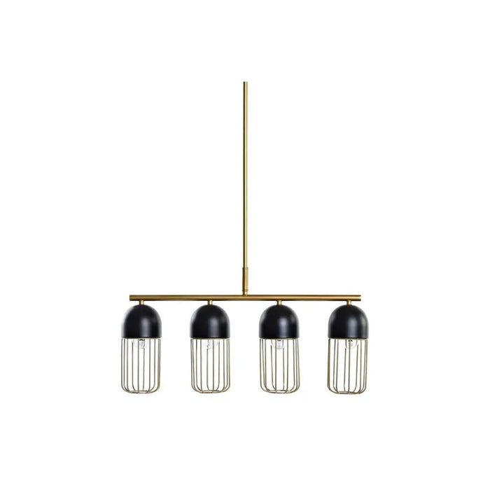 Ceiling Light DKD Home Decor Black Golden 220 V 50 W (60 x 11 x 26 cm) - Декорация и Осветление<<<Дом