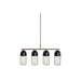 Ceiling Light DKD Home Decor Black Golden 220 V 50 W (60 x 11 x 26 cm) - Декорация и Осветление<<<Дом