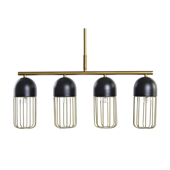 Ceiling Light DKD Home Decor Black Golden 220 V 50 W (60 x 11 x 26 cm) - Декорация и Осветление<<<Дом