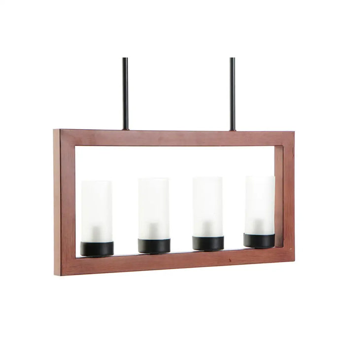 Ceiling Light DKD Home Decor Brown Aluminium Crystal (52 x 6 x 26 cm) - Декорация и Осветление<<<Дом