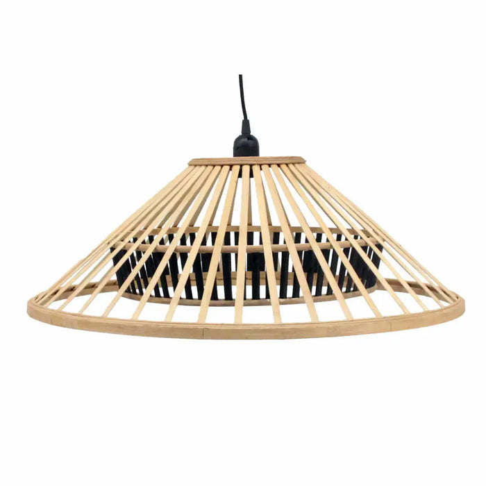 Ceiling Light DKD Home Decor Brown Bamboo 50 W (60 x 60 x 21 cm) - Декорация и Осветление<<<Дом