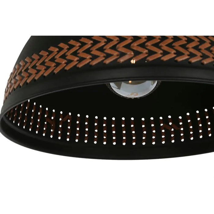 Ceiling Light DKD Home Decor Brown Black Cream Metal 50 W 39 x 39 x 22 cm (2 Units) - Декорация и Осветление<<<Дом