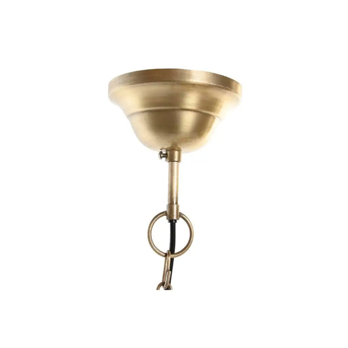 Ceiling Light DKD Home Decor Brown Golden Iron Mango wood 50 W 43 x 43 x 31 cm - Декорация и Осветление<<<Дом