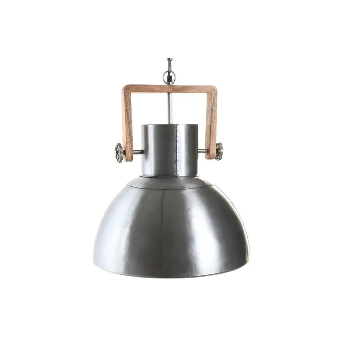 Ceiling Light DKD Home Decor Brown Silver Iron Mango wood 50 W 40 x 40 x 47 cm - Декорация и Осветление<<<Дом