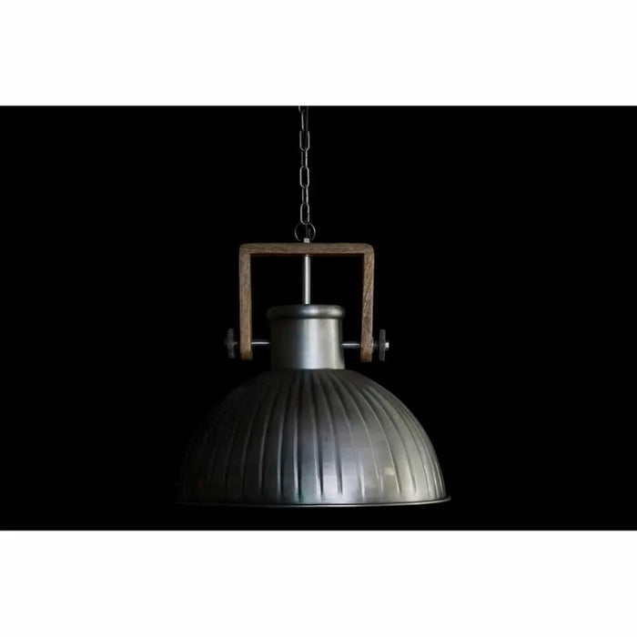 Ceiling Light DKD Home Decor Brown Silver Iron Mango wood 50 W 41 x 41 x 40 cm - Декорация и Осветление<<<Дом