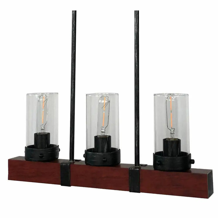 Ceiling Light DKD Home Decor Crystal Black Brown Aluminium (50 x 8 x 21 cm) - Декорация и Осветление<<<Дом