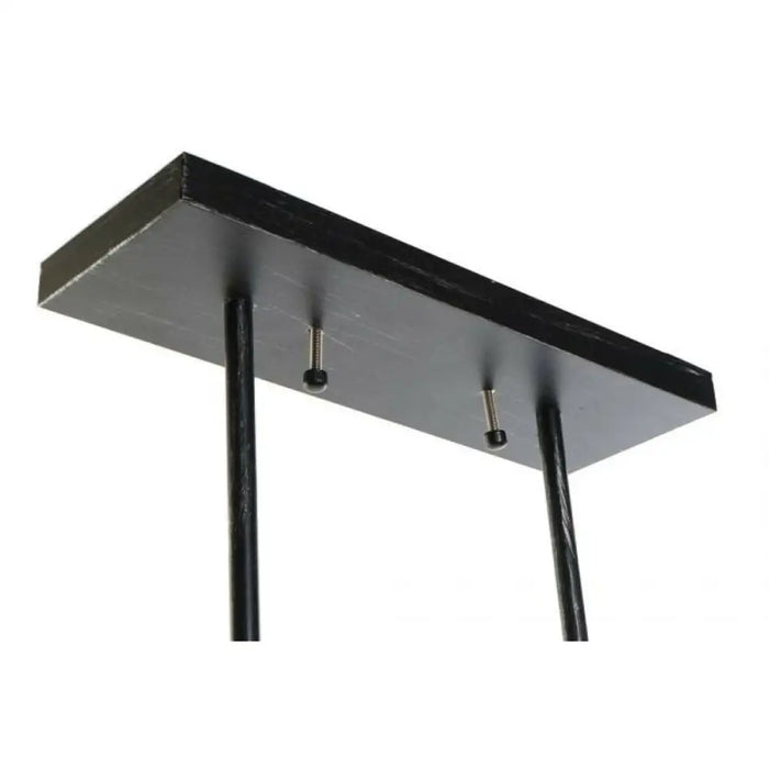 Ceiling Light DKD Home Decor Crystal Black Brown Aluminium (50 x 8 x 21 cm) - Декорация и Осветление<<<Дом